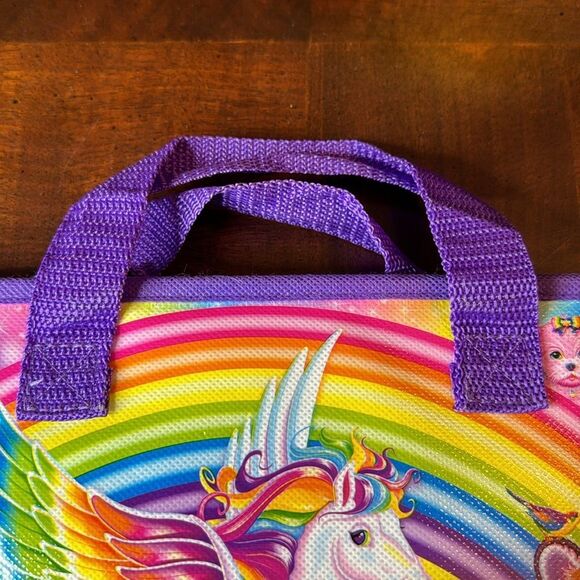Lisa Frank 2016 Portfolio with handles Unicorns Rainbows Leopard - Picture 10 of 11